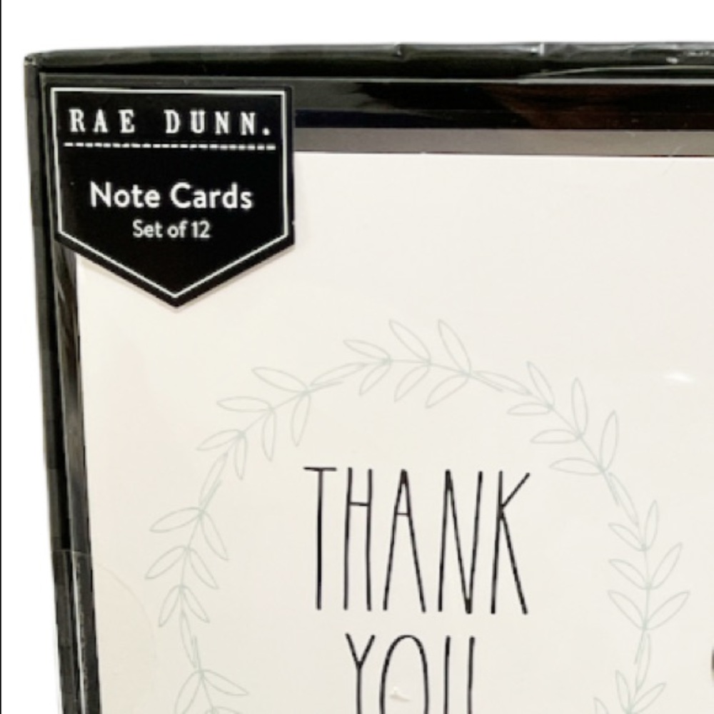 NIB Rae Dunn THANK YOU Note Card Set - Picture 4 of 5